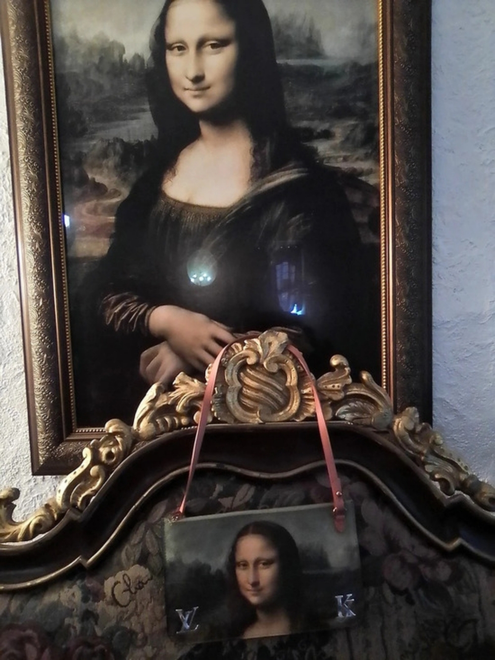 Louis Vuitton x Jeff Koons Masters Collection Mona Lisa Chain Bag Mona Lisa